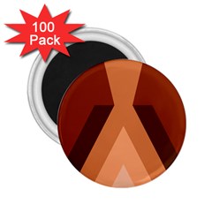 Volcano Lava Gender Magma Flags Line Brown 2 25  Magnets (100 Pack)  by Mariart