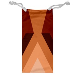 Volcano Lava Gender Magma Flags Line Brown Jewelry Bag by Mariart