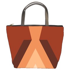 Volcano Lava Gender Magma Flags Line Brown Bucket Bags by Mariart