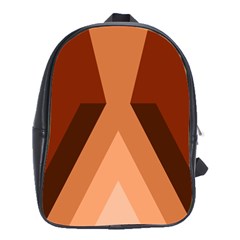 Volcano Lava Gender Magma Flags Line Brown School Bags(large)  by Mariart