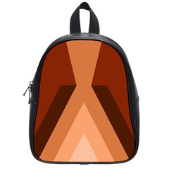 Volcano Lava Gender Magma Flags Line Brown School Bags (small)  by Mariart