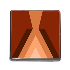 Volcano Lava Gender Magma Flags Line Brown Memory Card Reader (square) by Mariart