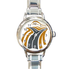 Transparent All Road Tours Bus Charter Street Round Italian Charm Watch