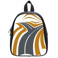 Transparent All Road Tours Bus Charter Street School Bags (small)  by Mariart