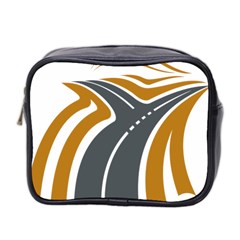 Transparent All Road Tours Bus Charter Street Mini Toiletries Bag 2-side by Mariart