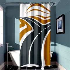 Transparent All Road Tours Bus Charter Street Shower Curtain 36  X 72  (stall)  by Mariart