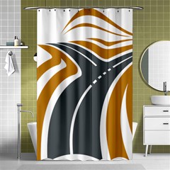 Transparent All Road Tours Bus Charter Street Shower Curtain 48  X 72  (small)  by Mariart