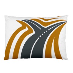 Transparent All Road Tours Bus Charter Street Pillow Case (two Sides)