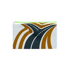 Transparent All Road Tours Bus Charter Street Cosmetic Bag (xs) by Mariart