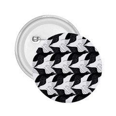 Swan Black Animals Fly 2 25  Buttons by Mariart