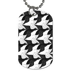 Swan Black Animals Fly Dog Tag (one Side)