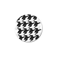 Swan Black Animals Fly Golf Ball Marker (10 Pack)