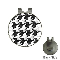 Swan Black Animals Fly Hat Clips With Golf Markers by Mariart