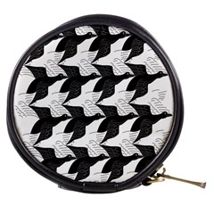 Swan Black Animals Fly Mini Makeup Bags by Mariart