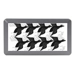 Swan Black Animals Fly Memory Card Reader (Mini) Front