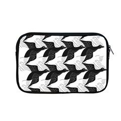 Swan Black Animals Fly Apple Macbook Pro 13  Zipper Case by Mariart