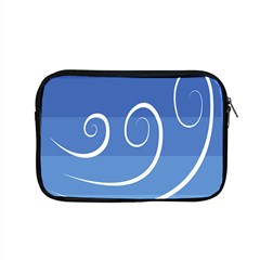 Ventigender Flags Wave Waves Chevron Leaf Blue White Apple Macbook Pro 15  Zipper Case by Mariart