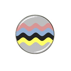 Wave Waves Chevron Sea Beach Rainbow Hat Clip Ball Marker (4 Pack)