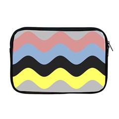 Wave Waves Chevron Sea Beach Rainbow Apple Macbook Pro 17  Zipper Case