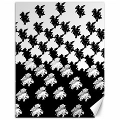 Transforming Escher Tessellations Full Page Dragon Black Animals Canvas 12  X 16   by Mariart