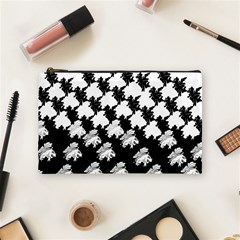 Transforming Escher Tessellations Full Page Dragon Black Animals Cosmetic Bag (medium)  by Mariart