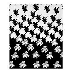 Transforming Escher Tessellations Full Page Dragon Black Animals Shower Curtain 60  X 72  (medium)  by Mariart