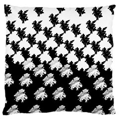 Transforming Escher Tessellations Full Page Dragon Black Animals Large Cushion Case (two Sides) by Mariart