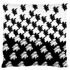 Transforming Escher Tessellations Full Page Dragon Black Animals Standard Flano Cushion Case (one Side)