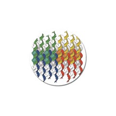 Rainbow Fish Golf Ball Marker (10 Pack) by Mariart