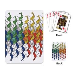 Rainbow Fish Playing Card by Mariart