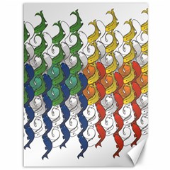 Rainbow Fish Canvas 36  X 48   by Mariart