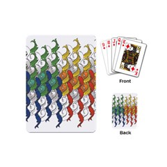 Rainbow Fish Playing Cards (mini)  by Mariart