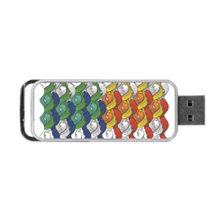 Rainbow Fish Portable Usb Flash (one Side)