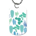 Green leave Dog Tag (One Sided) Front