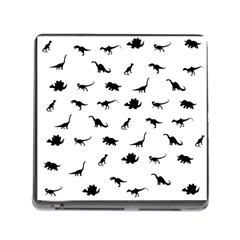 Dinosaurs Pattern Memory Card Reader (square) by Valentinaart