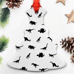 Dinosaurs pattern Ornament (Christmas Tree)  Front