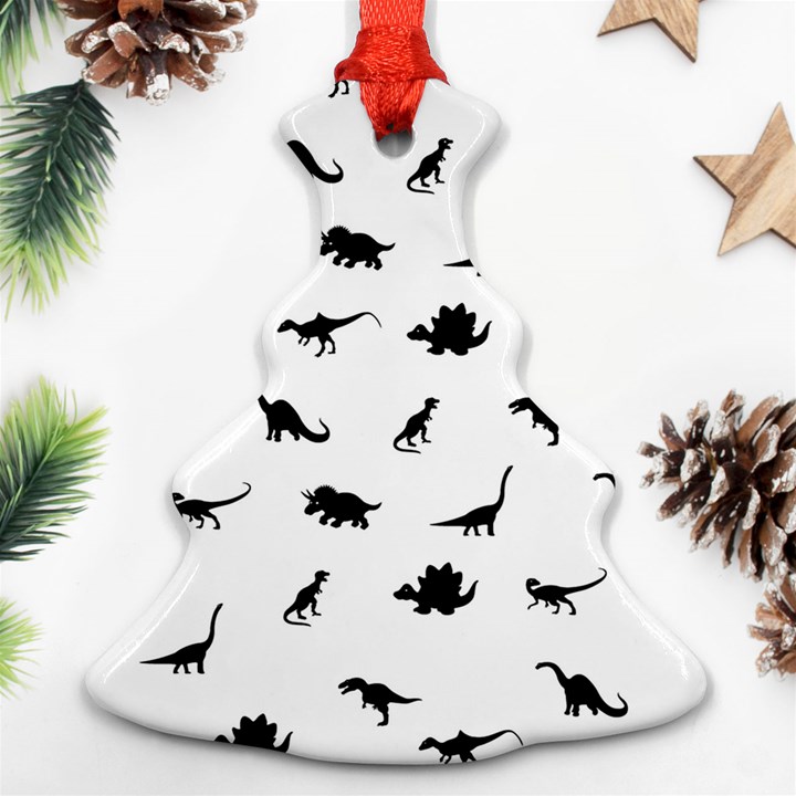 Dinosaurs pattern Ornament (Christmas Tree) 