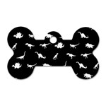 Dinosaurs pattern Dog Tag Bone (One Side) Front