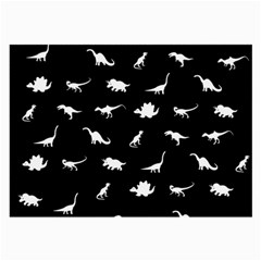 Dinosaurs Pattern Large Glasses Cloth (2-side) by Valentinaart