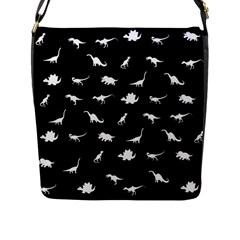 Dinosaurs Pattern Flap Messenger Bag (l) 