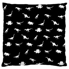 Dinosaurs Pattern Standard Flano Cushion Case (one Side) by Valentinaart