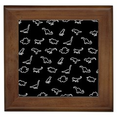 Dinosaurs Pattern Framed Tiles