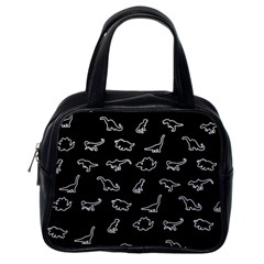 Dinosaurs Pattern Classic Handbags (one Side) by Valentinaart