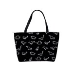 Dinosaurs pattern Shoulder Handbags Back