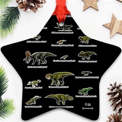 Dinosaurs Names Star Ornament (two Sides)