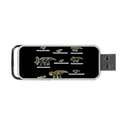 Dinosaurs Names Portable Usb Flash (one Side)