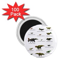 Dinosaurs Names 1 75  Magnets (100 Pack)  by Valentinaart