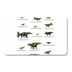 Dinosaurs Names Magnet (rectangular) by Valentinaart