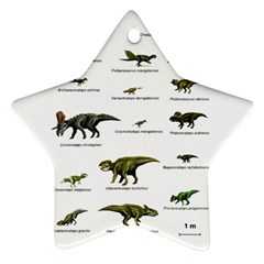 Dinosaurs Names Star Ornament (two Sides) by Valentinaart