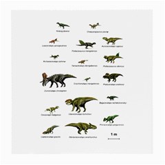 Dinosaurs Names Medium Glasses Cloth (2-side) by Valentinaart